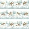 Frosted Woodland Flannel F23630 42 Border, Northcott -Sewing Supplies Sales 2024 f23630 42