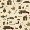 Lumberjack Flannel F7793 Cream Scenic, Riley Blake