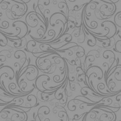 Winter Frost Flannel F9222 90 Grey Swirl, Henry Glass