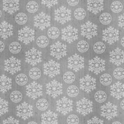 Winter Frost Flannel F9225 90 Grey Snowflake Texture, Henry Glass
