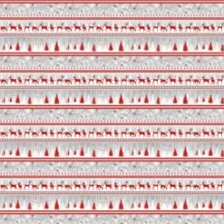 Winter Frost Flannel F9227 89 Novelty Deer Forest Stripe, Henry Glass