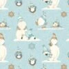 I Love Snow Gnomies Flannel F9637 11 Polar Bear Gnomes Henry Glass -Sewing Supplies Sales 2024 f9637 11