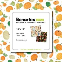 Easy Cakes Quilt Kit Falling For Gnomes 14235 12 Benartex