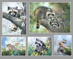 Forest Friends 4324 Digital Panel P And B Textiles