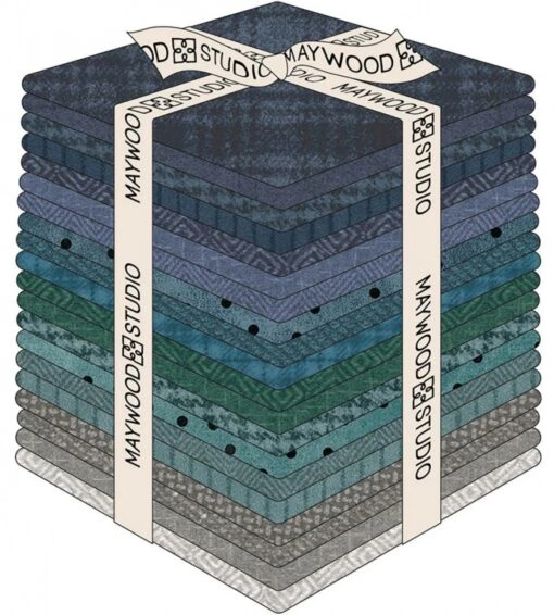 Easy Cakes Quilt Kit Flannel Woolies Stormy Seas F18510 Q Maywood -Sewing Supplies Sales 2024 fq maswof sts