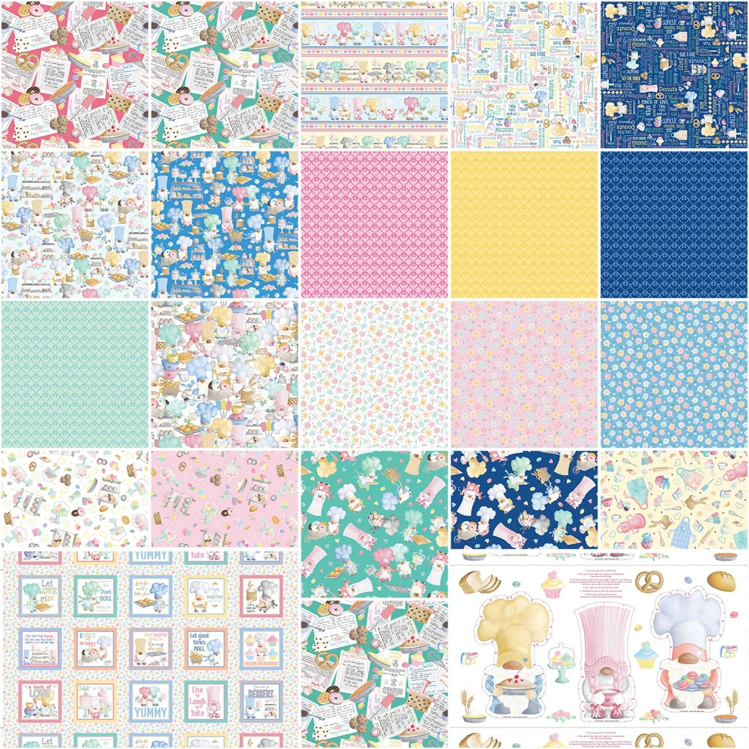 Easy Cakes Quilt Kit Gnomebody Bakes It Better 12829 54 Benartex 3 Easy Cakes Quilt Kit Gnomebody Bakes It Better 12829 54 Benartex