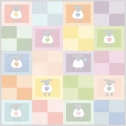 Little Lambies Woolies Flannel Sweet Lambies Quilt Kit Maywood Studio