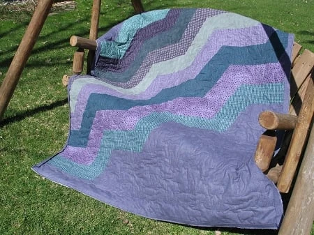 Lavender Way Flannel Quilt Kit, Maywood Studio 3 Lavender Way Flannel Quilt Kit, Maywood Studio