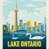Destination Great Lakes DP11202 Lake Ontario Digital Panel Riley Blake -Sewing Supplies Sales 2024 pd11202r ontario