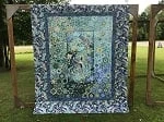 Plume Peacock 7 Panel Quilt Kit, Timeless Treasures