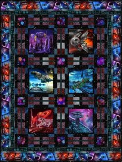 Sci Fi Quilt Kit 82 X 109 In The Beginning Fabrics