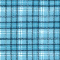 Primo Plaids Flannel Blue Ice U131 122 Medium Blue Large Plaid Marcus Fabrics
