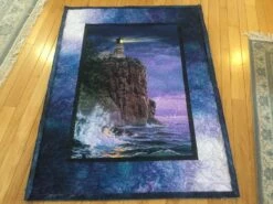 Ombre Split Rock Panel Border Quilt Kit Small, Northcott