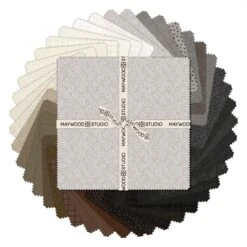 Woolies Neutral Flannel Raggy Cakes Quilt Kit Maywood Studio