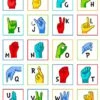 Sign Language Alphabet Panel 20220 01 White Robert Kaufman -Sewing Supplies Sales 2024 srk 20220 1