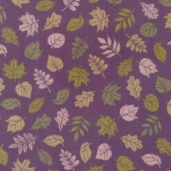 Cozy Outdoors Flannel 20445 119 Mauve Large Leaves Robert Kaufman
