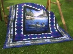 Wide Loon Panel Quilt Kit, Loon Lake By Northcott