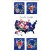 America The Beautiful Y3221 55 24 Inch USA Panel Clothworks -Sewing Supplies Sales 2024 y3221 55